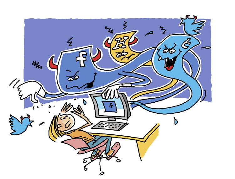 cartoon illustratiedienst